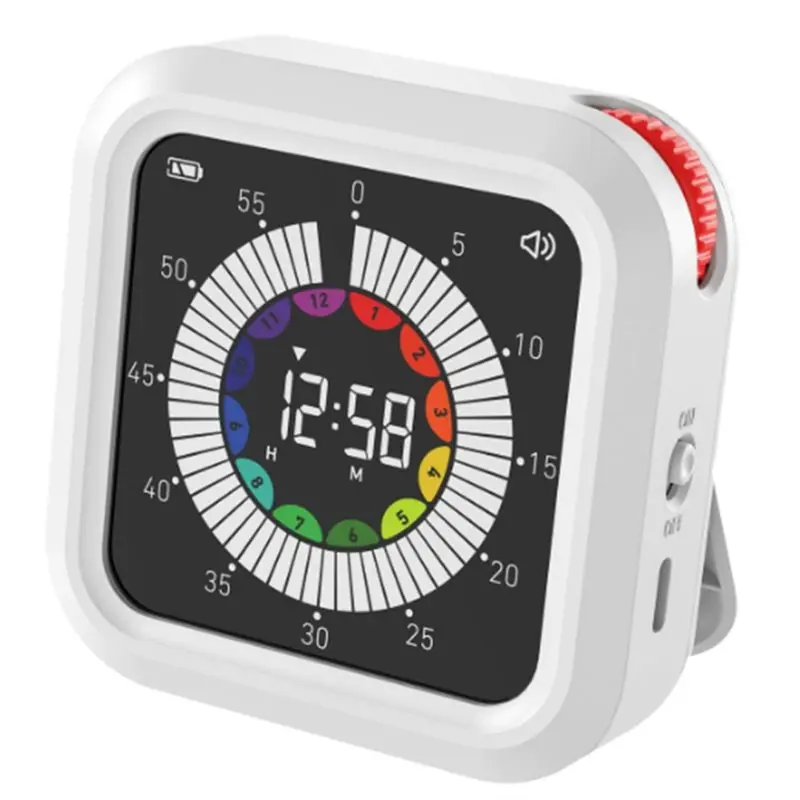 ABKY-New Visual Timer For Student Learning For Self-Discipline Time Management, Kitchen Baking Fitness Timer
ABKY-New Visual Timer For Student Learning For Self-Discipline Time Management, Kitchen Baking Fitness Timer