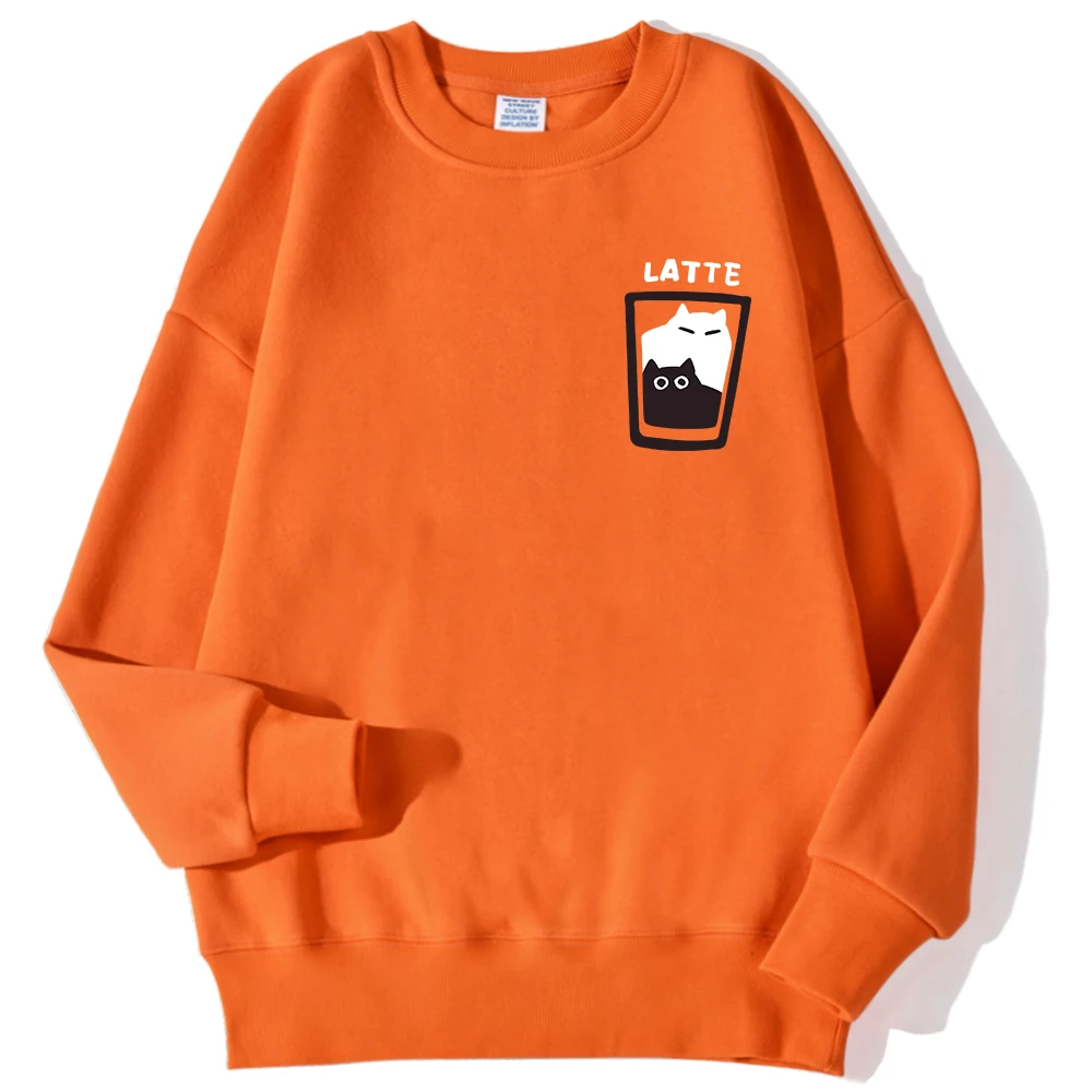 Two Cats In A Lette Cup Printing Women's Sweatshirts Fashion Oversize Hoodies Casual Fleece Hoodie Autumn Soft Warm
Two Cats In A Lette Cup Printing Women's Sweatshirts Fashion Oversize Hoodies Casual Fleece Hoodie Autumn Soft Warm
