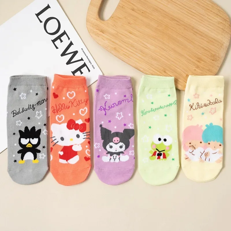 Women's Socks Sanrio Print Cartoon Socks Candy Colored Cute Short Sock Boat Sock Cotton Spring Summer Cute Adults Kids Sock Gift
Women's Socks Sanrio Print Cartoon Socks Candy Colored Cute Short Sock Boat Sock Cotton Spring Summer Cute Adults Kids Sock Gift