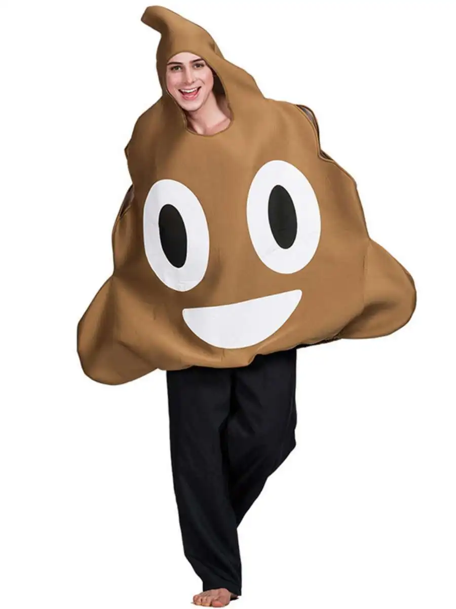 Creative Halloween Costume Assorted Sizes Funny Poop Play Dress up Funny Shit Costume for Campus Party Activities
Creative Halloween Costume Assorted Sizes Funny Poop Play Dress up Funny Shit Costume for Campus Party Activities