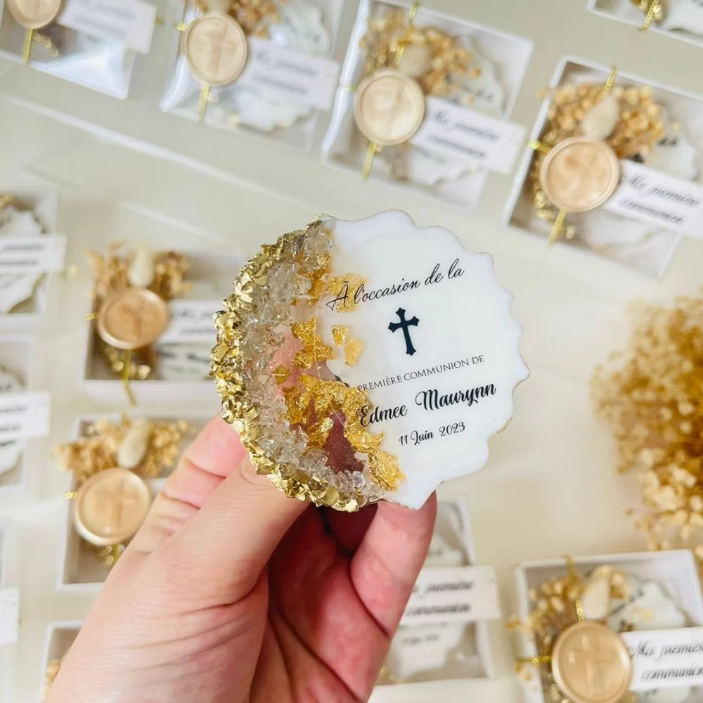 Personalized Baptism & Christening Epoxy Magnet Favor – Custom First Holy Communion Keepsake, Mi Bautizo Souvenir, Confirmation
Personalized Baptism & Christening Epoxy Magnet Favor – Custom First Holy Communion Keepsake, Mi Bautizo Souvenir, Confirmation