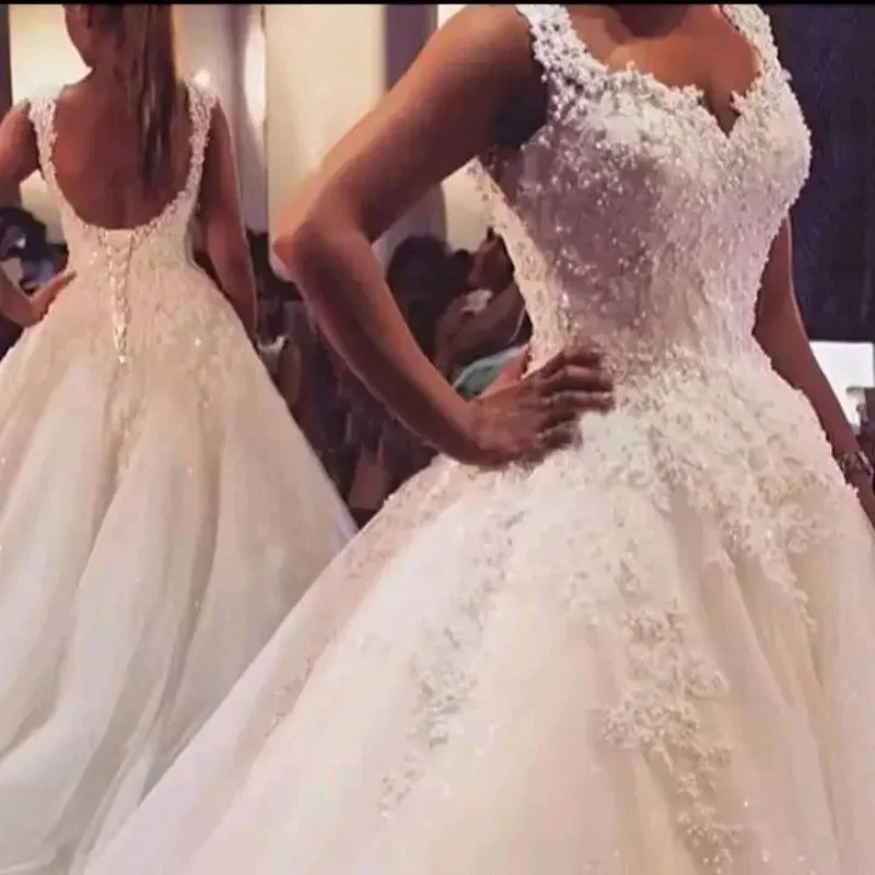 New Spaghetti Straps Wedding Dress Customized Sexy Backless Vestidos De Novia Beading Vestido De Noiva Ruffles Robe De Mariée
New Spaghetti Straps Wedding Dress Customized Sexy Backless Vestidos De Novia Beading Vestido De Noiva Ruffles Robe De Mariée