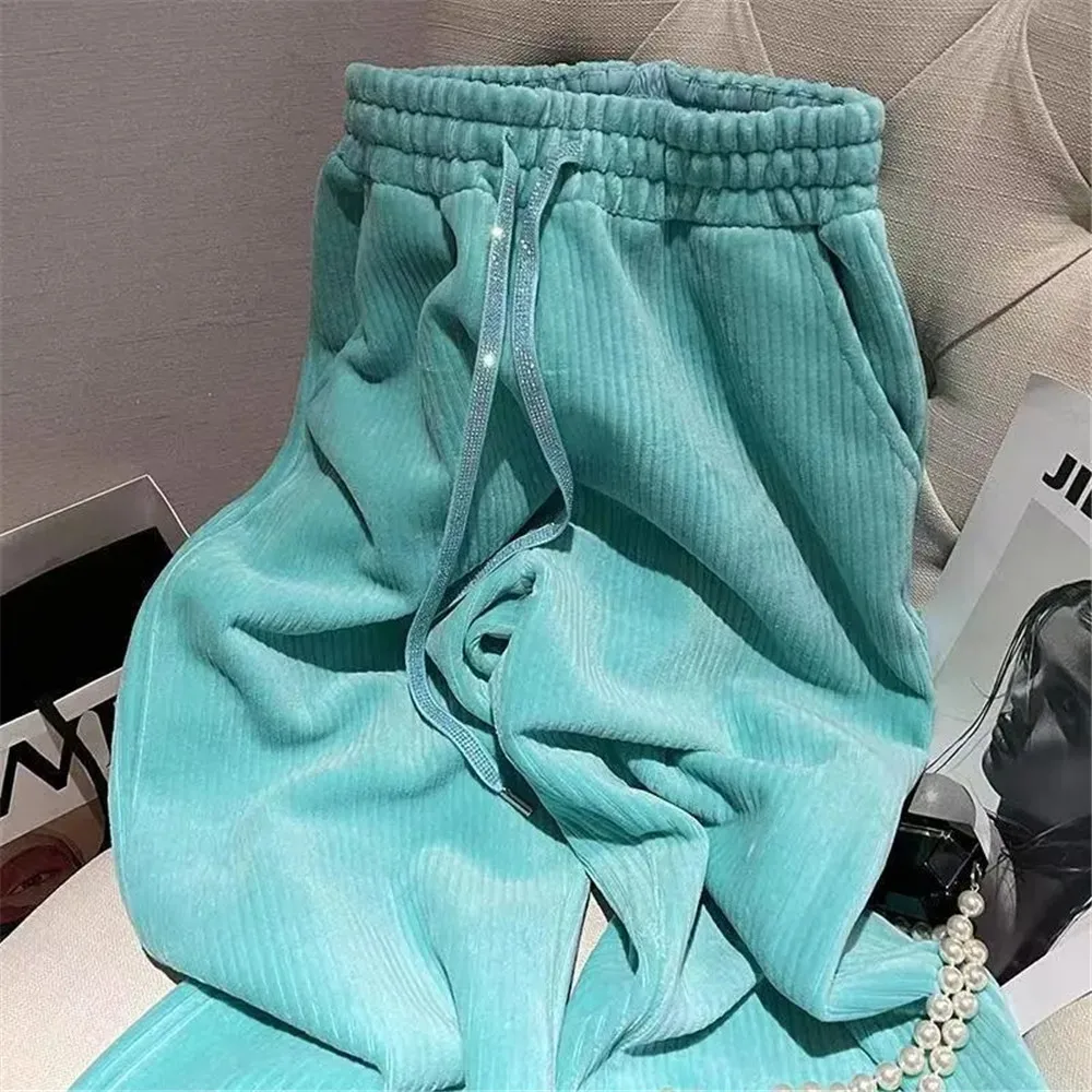 Loose Casual Winter Korean Fashion Home Pants Elastic High Waist Trousers Female Aesthetic Techwear Elegant Straight Punk Pants
Loose Casual Winter Korean Fashion Home Pants Elastic High Waist Trousers Female Aesthetic Techwear Elegant Straight Punk Pants