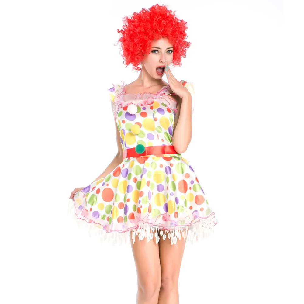 With Wig Cartoon Circus Clown Cosplay Costume Cosplay Halloween Costume
With Wig Cartoon Circus Clown Cosplay Costume Cosplay Halloween Costume
