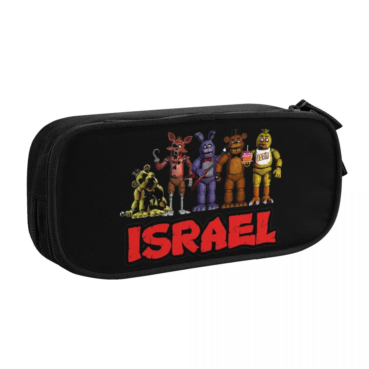 FNAF Israel Pencil Cases Classic Pen Box Pencil Bags Student Big Capacity Office Zipper Pencil Box
FNAF Israel Pencil Cases Classic Pen Box Pencil Bags Student Big Capacity Office Zipper Pencil Box