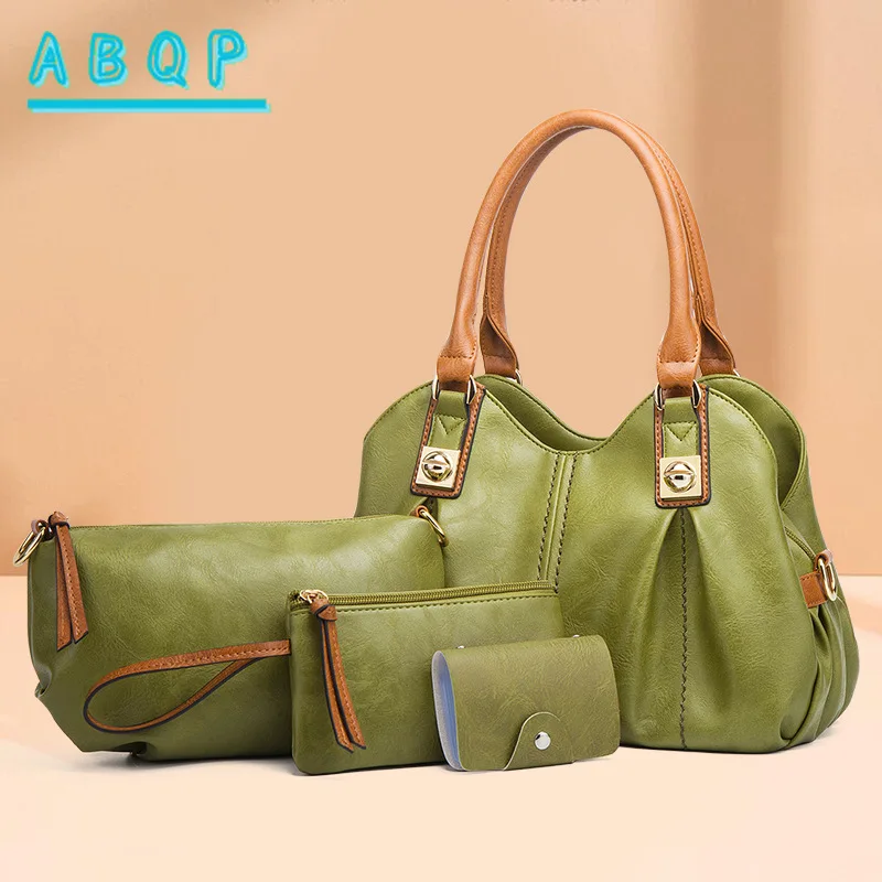 ABQP New Women's Handbag Fashion Trend 4-piece Women's Bag Large Capacity High-quality Luxury Casual Women's Shoulder Bag
ABQP New Women's Handbag Fashion Trend 4-piece Women's Bag Large Capacity High-quality Luxury Casual Women's Shoulder Bag