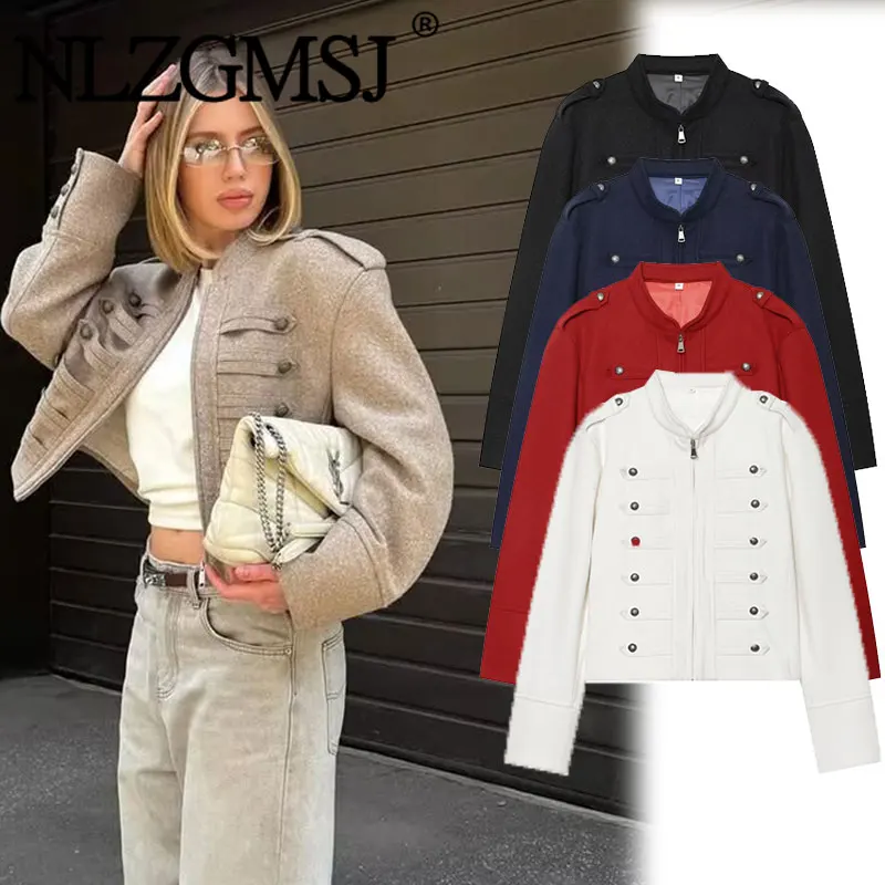 Nlzgmsj 2026 Vintage Womens Vintage Napoleon Jacket Stand Collar Long Sleeve Multi Button Casual Streetwear Outerwear
Nlzgmsj 2026 Vintage Womens Vintage Napoleon Jacket Stand Collar Long Sleeve Multi Button Casual Streetwear Outerwear
