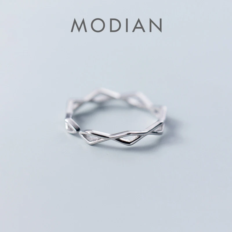 Modian Geometric Zriconia Open Adjustable Fashion Genuine Sterling Silver 925 Ring for Women Simple Ring Fine Jewelry 2020 New
Modian Geometric Zriconia Open Adjustable Fashion Genuine Sterling Silver 925 Ring for Women Simple Ring Fine Jewelry 2020 New