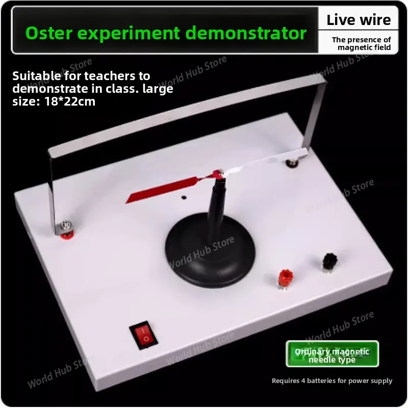 Oersted Experiment Demonstrator: Magnetic Effect of Current in Junior and Senior High School Physics Electromagnetism
Oersted Experiment Demonstrator: Magnetic Effect of Current in Junior and Senior High School Physics Electromagnetism
