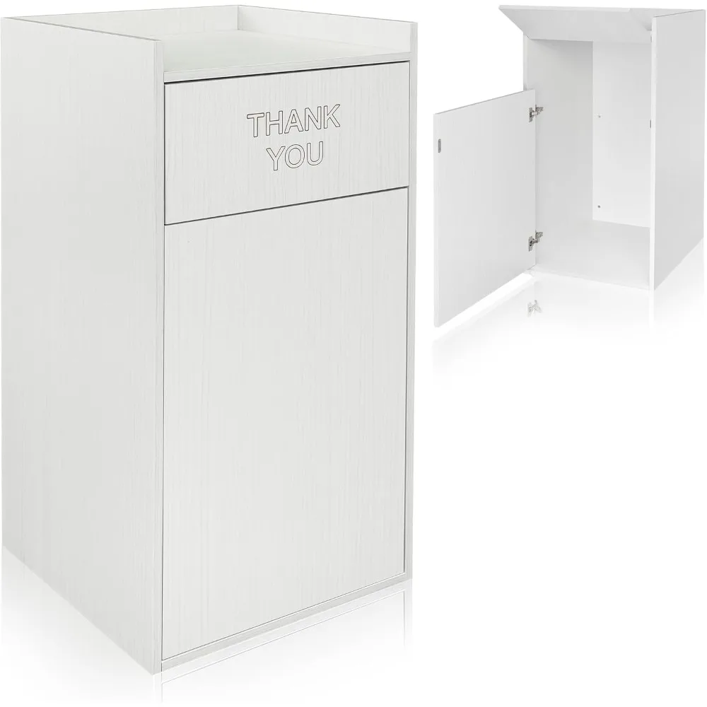 Restaurant Trash Can Cabinet - Commercial Trash Can 40 Gallon, Garbage Receptacle Indoor with Tray Holder for Restaurants
Restaurant Trash Can Cabinet - Commercial Trash Can 40 Gallon, Garbage Receptacle Indoor with Tray Holder for Restaurants