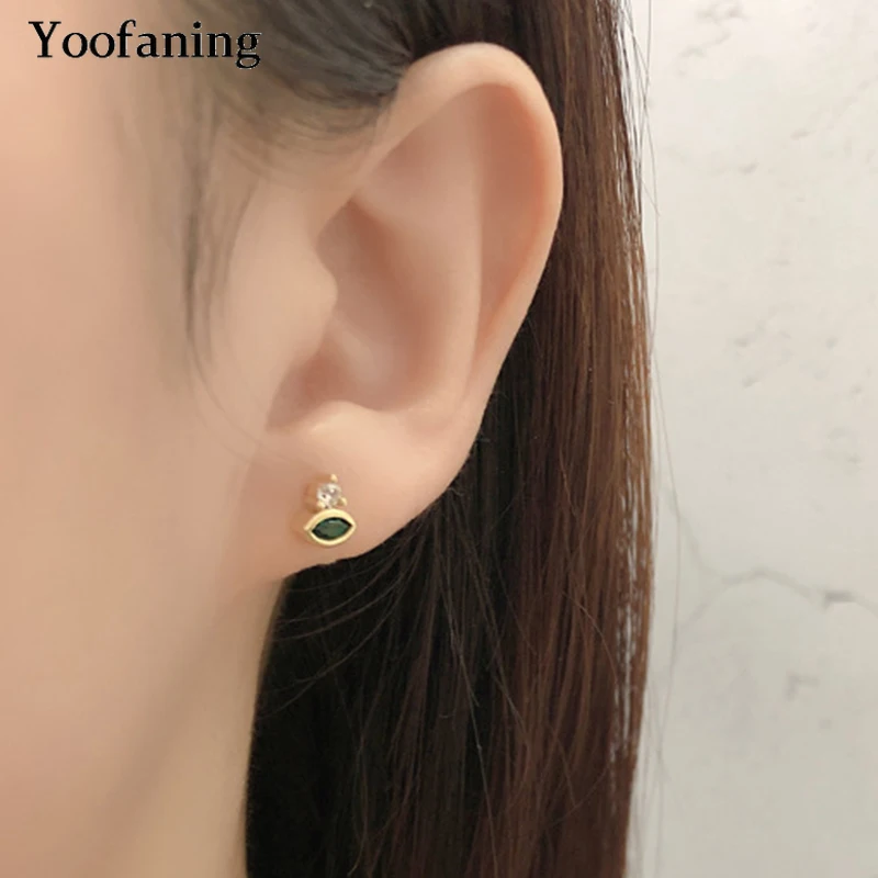 925 Sterling Silver Needle Exquisite and Simple Marquise Shaped Colorful Zircon Stud earrings Women's Fashionable Accessories
925 Sterling Silver Needle Exquisite and Simple Marquise Shaped Colorful Zircon Stud earrings Women's Fashionable Accessories