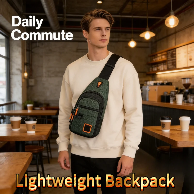 Multifunctional Portable Waterproof Men Crossbody Chest Bag, Lightweight Backpack for Outdoor Cycling Hiking Daily Trips
Multifunctional Portable Waterproof Men Crossbody Chest Bag, Lightweight Backpack for Outdoor Cycling Hiking Daily Trips
