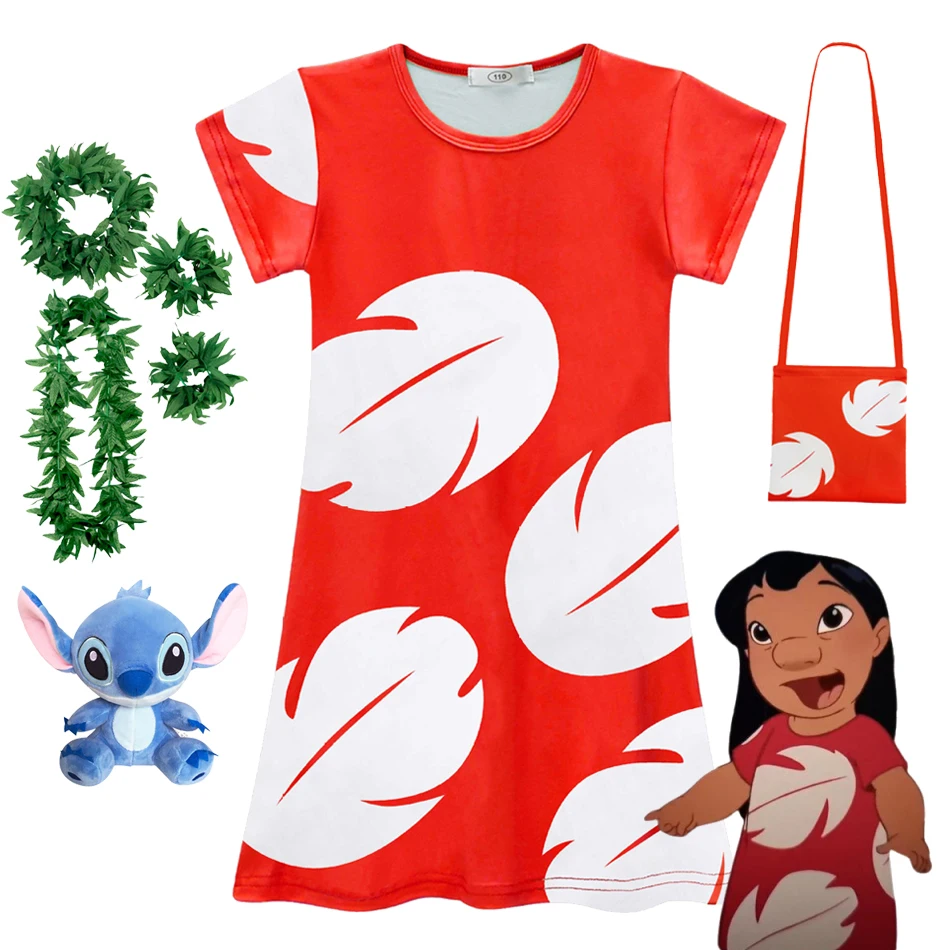 Girl Dress Stitch New Movie Lilo & Stitch Costume Halloween Cosplay Dress Summer Beach Play Clothes For 2-10 Years 
Girl Dress Stitch New Movie Lilo & Stitch Costume Halloween Cosplay Dress Summer Beach Play Clothes For 2-10 Years