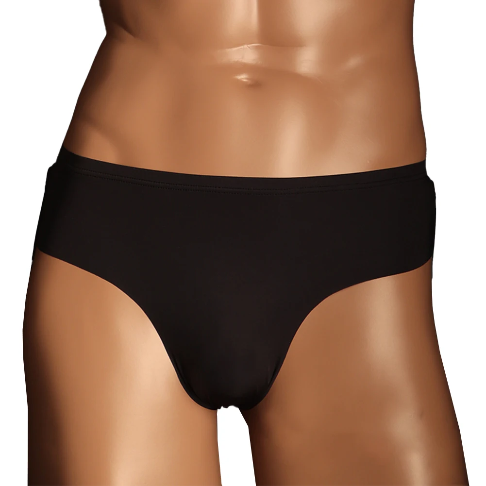 Sexy Men Solid Color Briefs Ice Silk Comfortable Soft Panties Underwear Low Waist Pouch Knickers Solid Color Elastic Lingerie
Sexy Men Solid Color Briefs Ice Silk Comfortable Soft Panties Underwear Low Waist Pouch Knickers Solid Color Elastic Lingerie