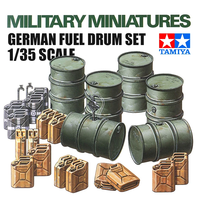 TAMIYA Plastic Scale Model Kit 35186 Fuel Drum Se 1/35 scale
TAMIYA Plastic Scale Model Kit 35186 Fuel Drum Se 1/35 scale