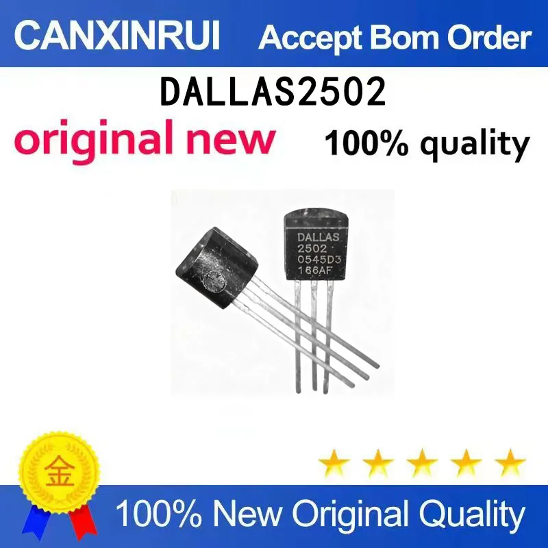 (5-100 PCS) DALLAS2502 DS2502 TO-92
(5-100 PCS) DALLAS2502 DS2502 TO-92