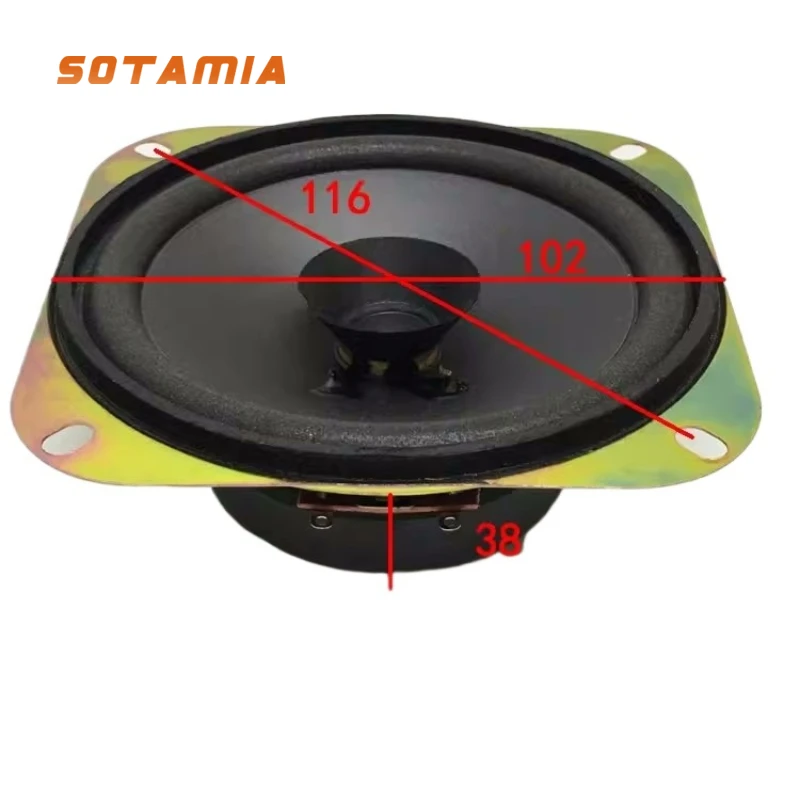 SOTAMIA 2 шт. 4-дюймовый полнодиапазонный динамик 4 Ом 10 Вт с чашкой твитера Сбалансированный прозрачный и красивый тон динамик Bluetooth
SOTAMIA 2 шт. 4-дюймовый полнодиапазонный динамик 4 Ом 10 Вт с чашкой твитера Сбалансированный прозрачный и красивый тон динамик Bluetooth