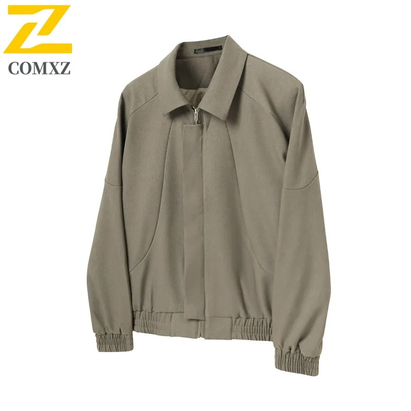 COMXZ Мужская легкая куртка Chaqueta для кемпинга и путешествий, осенняя уличная ветровка для отдыха, куртка для шоссейного велоспорта, простые стильные куртки 
COMXZ Мужская легкая куртка Chaqueta для кемпинга и путешествий, осенняя уличная ветровка для отдыха, куртка для шоссейного велоспорта, простые стильные куртки