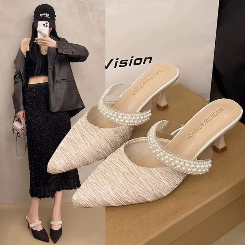 Brand Designer Slingbacks High Heels Pumps Women Pointed Pointed Toe Party Shoes Summer Thin Heeled Sandals High Heel Shoes New
Brand Designer Slingbacks High Heels Pumps Women Pointed Pointed Toe Party Shoes Summer Thin Heeled Sandals High Heel Shoes New