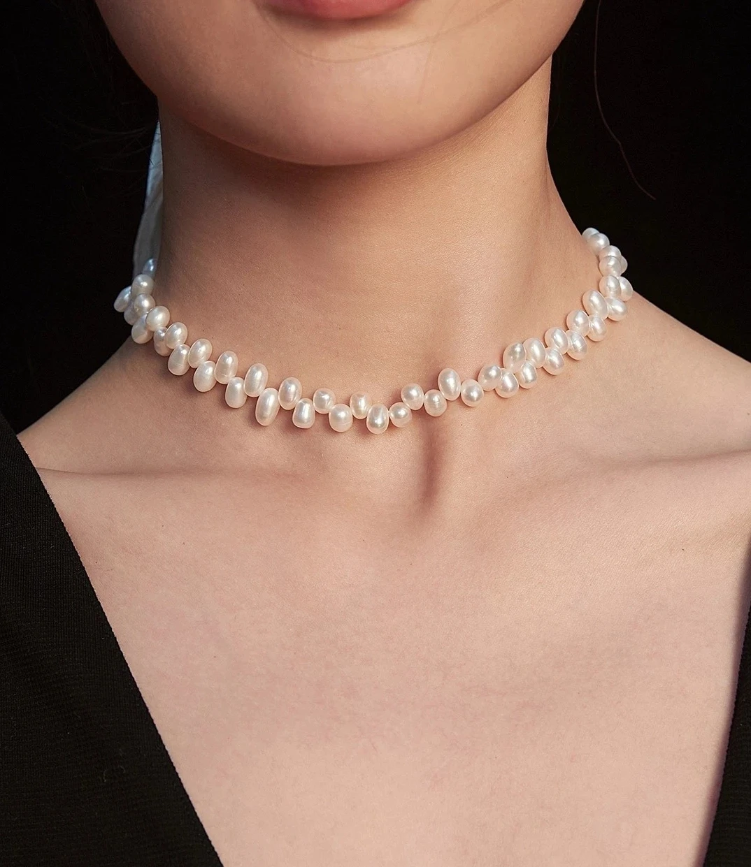 7mm White Flower Petal Natural Freshwater Pearl Necklace For Woman Man Trendy 925 Sterling Silver Choker Jewelry Gift
7mm White Flower Petal Natural Freshwater Pearl Necklace For Woman Man Trendy 925 Sterling Silver Choker Jewelry Gift