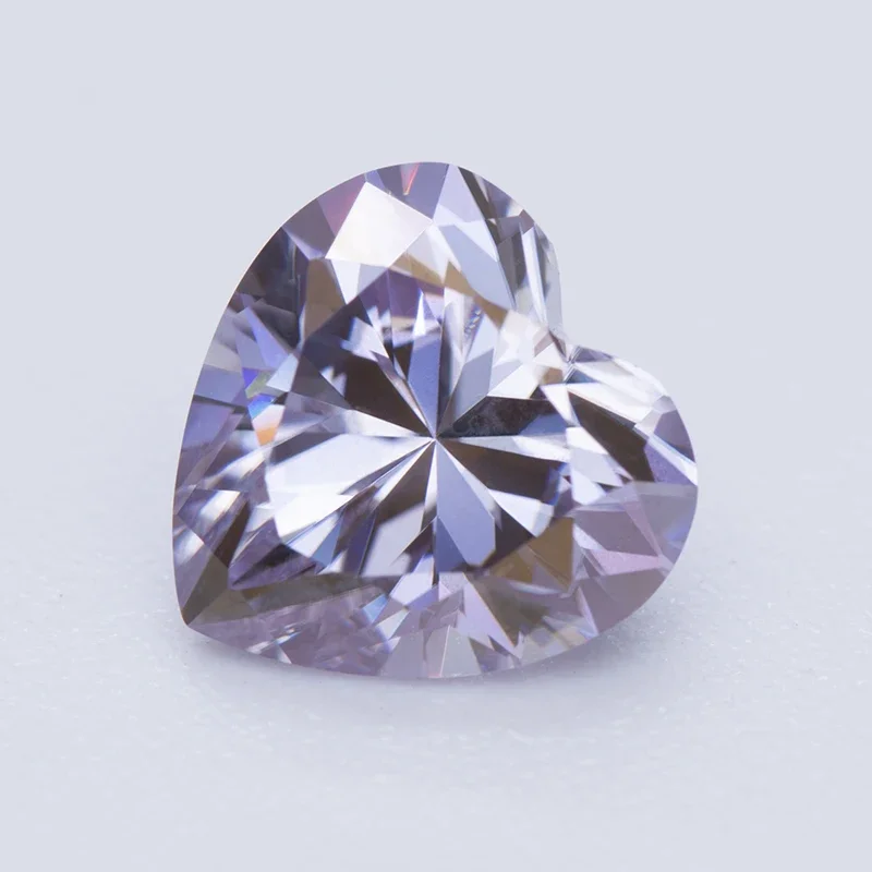 Moissanite Stone Light Purple Color Heart Cut Lab Grow Diamond Charms DIY Ring Necklace Earrings Making with GRA Certificate
Moissanite Stone Light Purple Color Heart Cut Lab Grow Diamond Charms DIY Ring Necklace Earrings Making with GRA Certificate