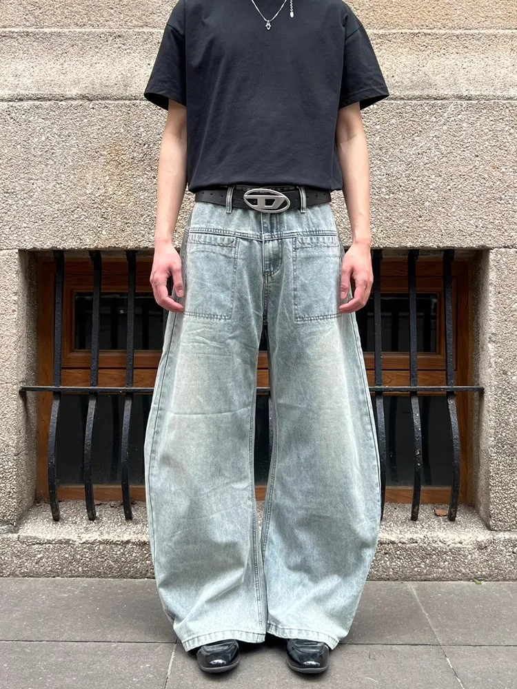American Retro Washed Denim Jeans Cleanfit Unisex Loose Wide Leg Pants Women's Style Men's Style Casual Wear Summer Jeans
American Retro Washed Denim Jeans Cleanfit Unisex Loose Wide Leg Pants Women's Style Men's Style Casual Wear Summer Jeans