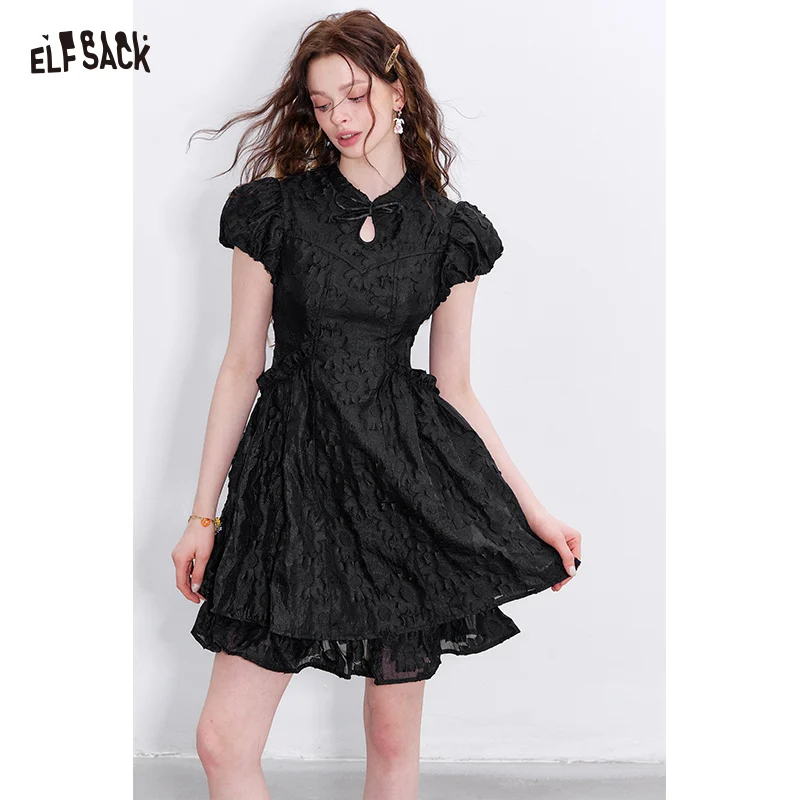 ELFSACK 2025 Winter New Arrivals Sweet Halloween Chinese Mandarin Collar Embroidery Short Sleeve Dress For Woman
ELFSACK 2025 Winter New Arrivals Sweet Halloween Chinese Mandarin Collar Embroidery Short Sleeve Dress For Woman