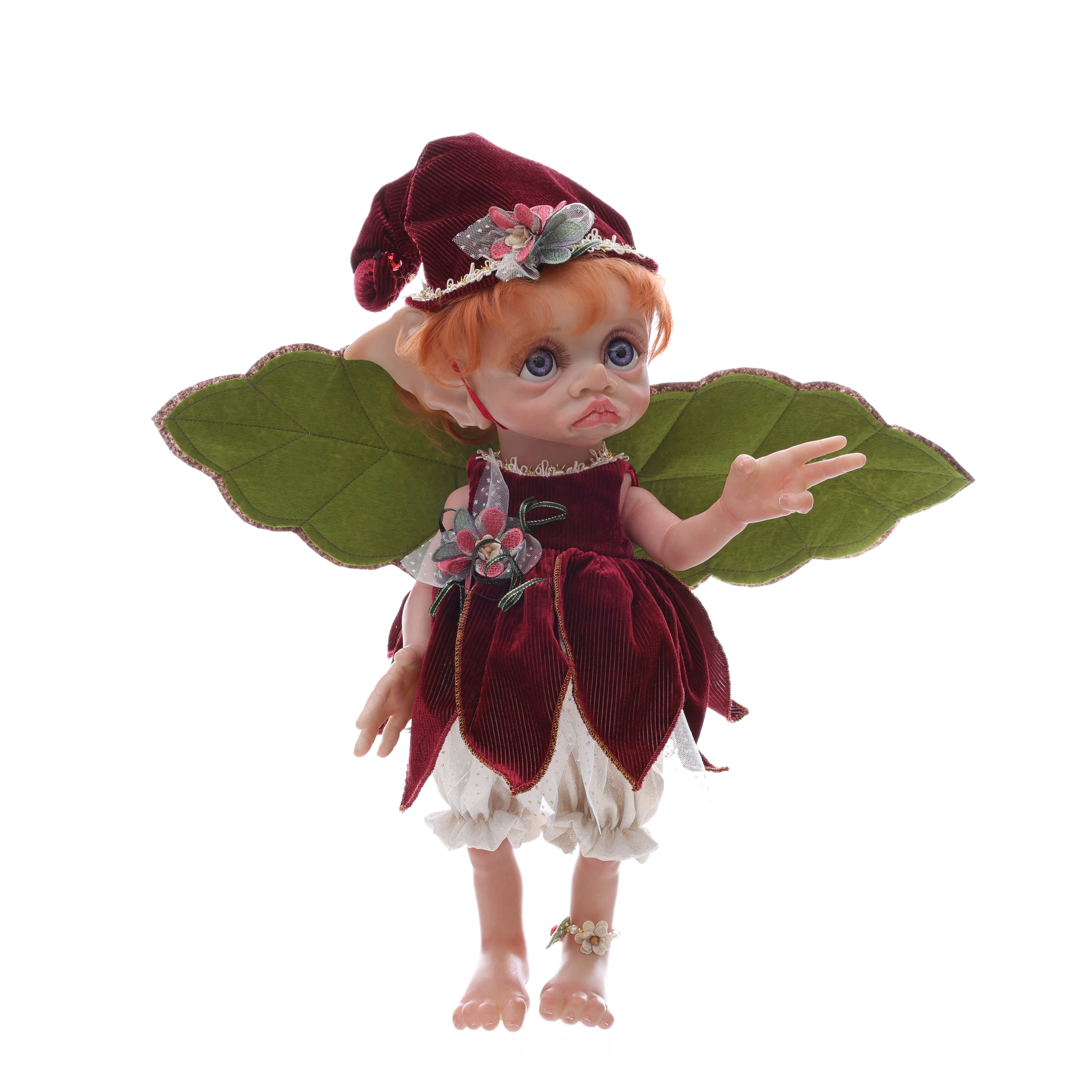 Cloveray 16 inch New Full Body Vinyl Elf Doll Fairy Vinyl Doll Detachable Clothes With Wings Handmade Original Artwork Xmas Gift
Cloveray 16 inch New Full Body Vinyl Elf Doll Fairy Vinyl Doll Detachable Clothes With Wings Handmade Original Artwork Xmas Gift