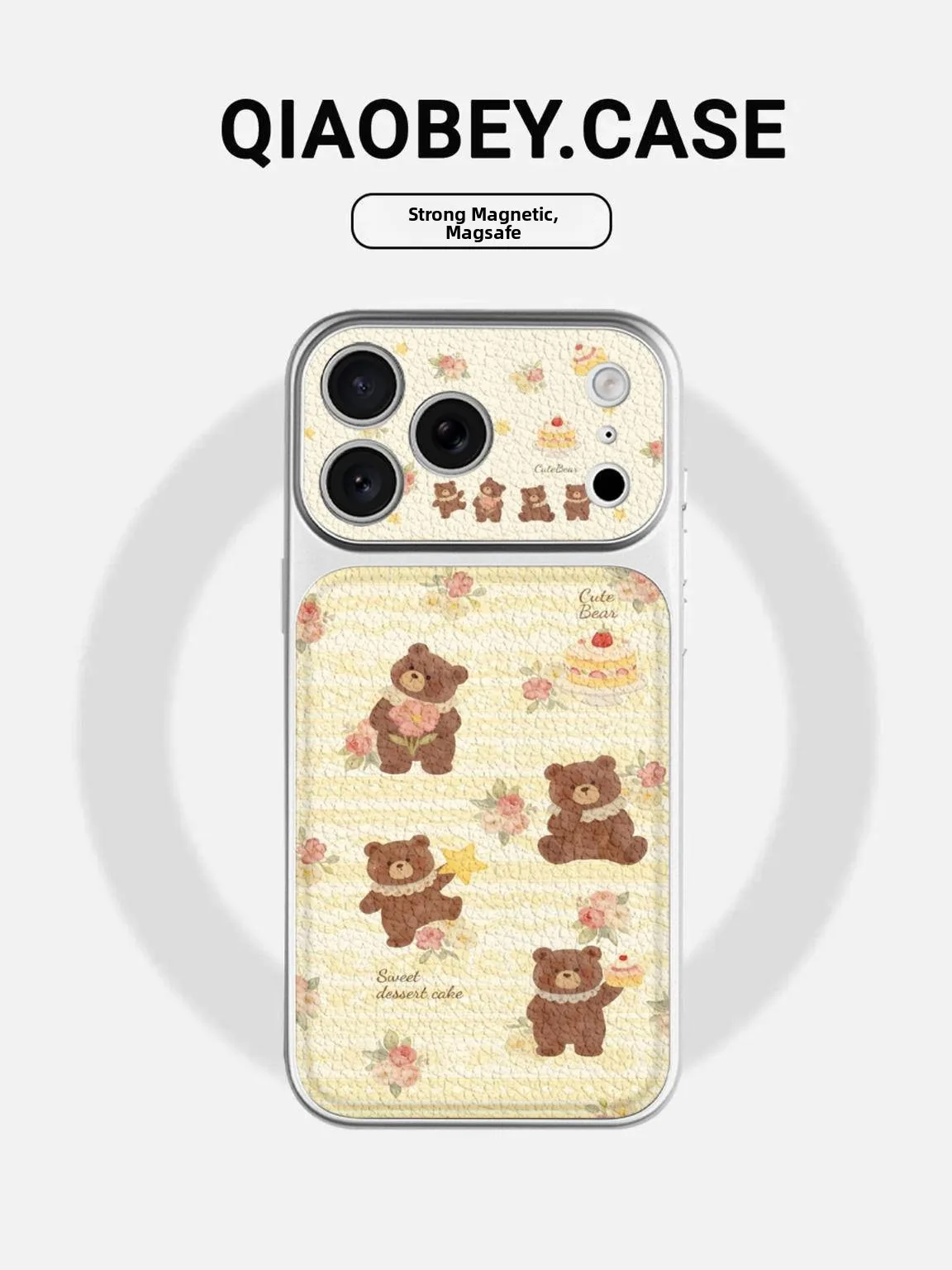 Cute Cake Bear Phone Case Instant Transformation Large View Window Compatible with iPhone 17 pro Max Cartoon Design Pro...
Cute Cake Bear Phone Case Instant Transformation Large View Window Compatible with iPhone 17 pro Max Cartoon Design Pro...