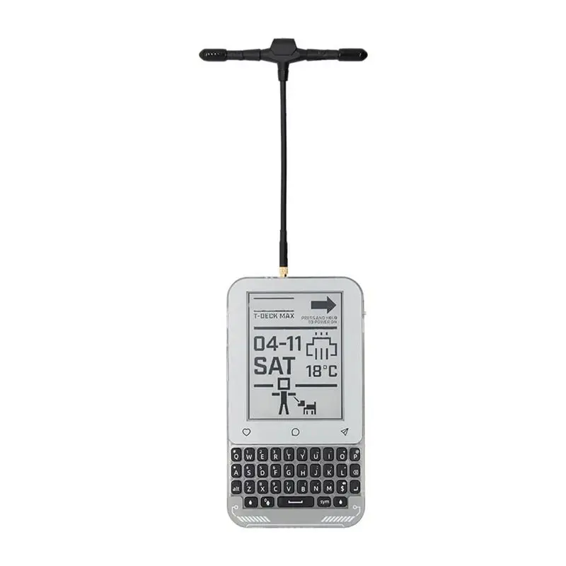 FEDI-T-Deck Max 920Mhz 3.1-Inch Touch E-Paper AI Learning SX1262 Lora Transceiver 2.4Ghz Wifi& Bluetooth 5(LE) With Antenna
FEDI-T-Deck Max 920Mhz 3.1-Inch Touch E-Paper AI Learning SX1262 Lora Transceiver 2.4Ghz Wifi& Bluetooth 5(LE) With Antenna
