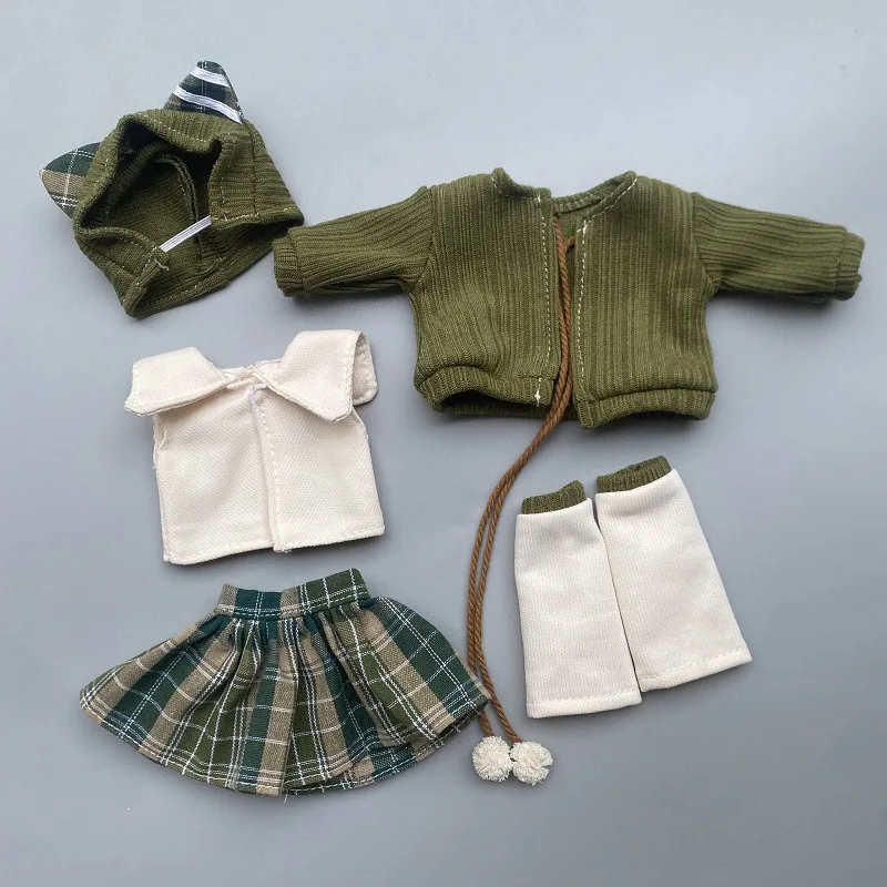 1/6 BJD Doll Clothes Accessories Lolita-style Green Jacket+Pleated Skirt+Hat Cute Maid Dress Set For 30cm BJD Doll DIY Dress Up
1/6 BJD Doll Clothes Accessories Lolita-style Green Jacket+Pleated Skirt+Hat Cute Maid Dress Set For 30cm BJD Doll DIY Dress Up