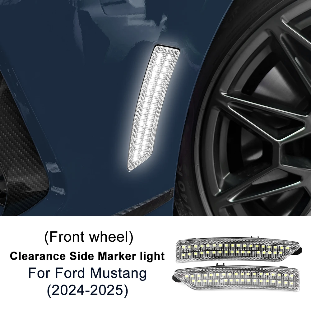 Автомобильные передние и задние фонари для Ford Mustang 2024 2025 USDM габаритный фонарь янтарный белый красный светодиодный боковой габаритный фонарь
Автомобильные передние и задние фонари для Ford Mustang 2024 2025 USDM габаритный фонарь янтарный белый красный светодиодный боковой габаритный фонарь