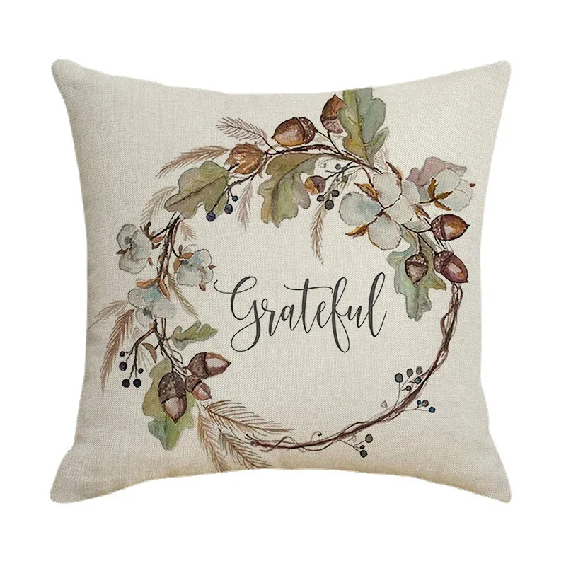 Cross-Border Amazon Fall Thanksgiving Pillow Covers - Linen Printed Harvest Pumpkin Cushion Cases for Home Sofa
Cross-Border Amazon Fall Thanksgiving Pillow Covers - Linen Printed Harvest Pumpkin Cushion Cases for Home Sofa