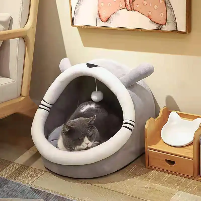 Cat Bed Washable Cave Mat for Small Plush Dogs with Removable Bed for Cat and House
Cat Bed Washable Cave Mat for Small Plush Dogs with Removable Bed for Cat and House