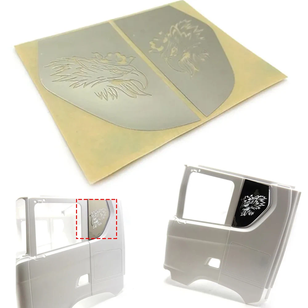 Side Small Window Metal Sticker Decorative Decal for 1/14 Tamiya 56368 Scania 770S RC Truck Trailer DIY RC Car Decoration Parts
Side Small Window Metal Sticker Decorative Decal for 1/14 Tamiya 56368 Scania 770S RC Truck Trailer DIY RC Car Decoration Parts