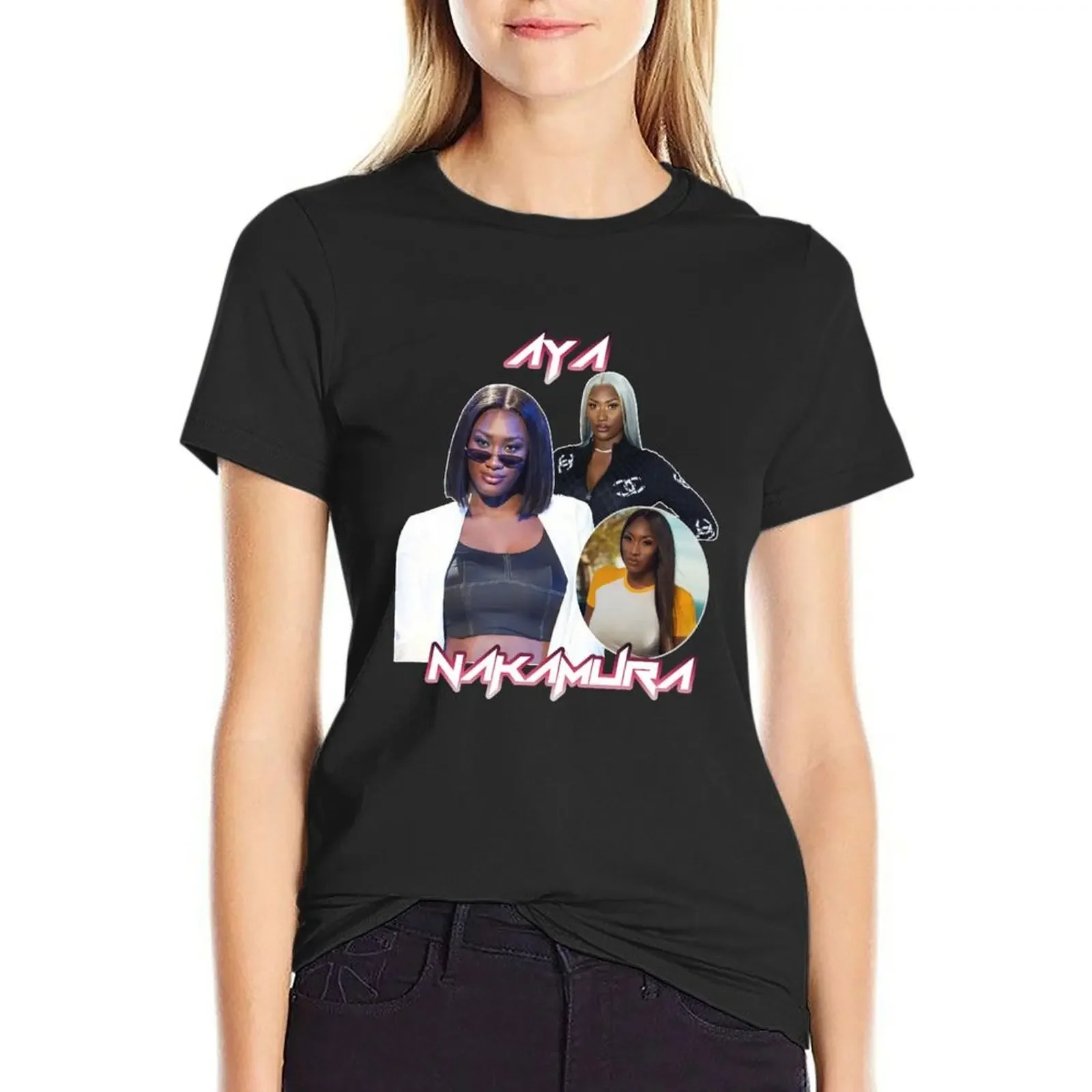 AYA NAKAMURA T-Shirt cute clothes sweat vintage new edition t-shirts for Women loose fit
AYA NAKAMURA T-Shirt cute clothes sweat vintage new edition t-shirts for Women loose fit