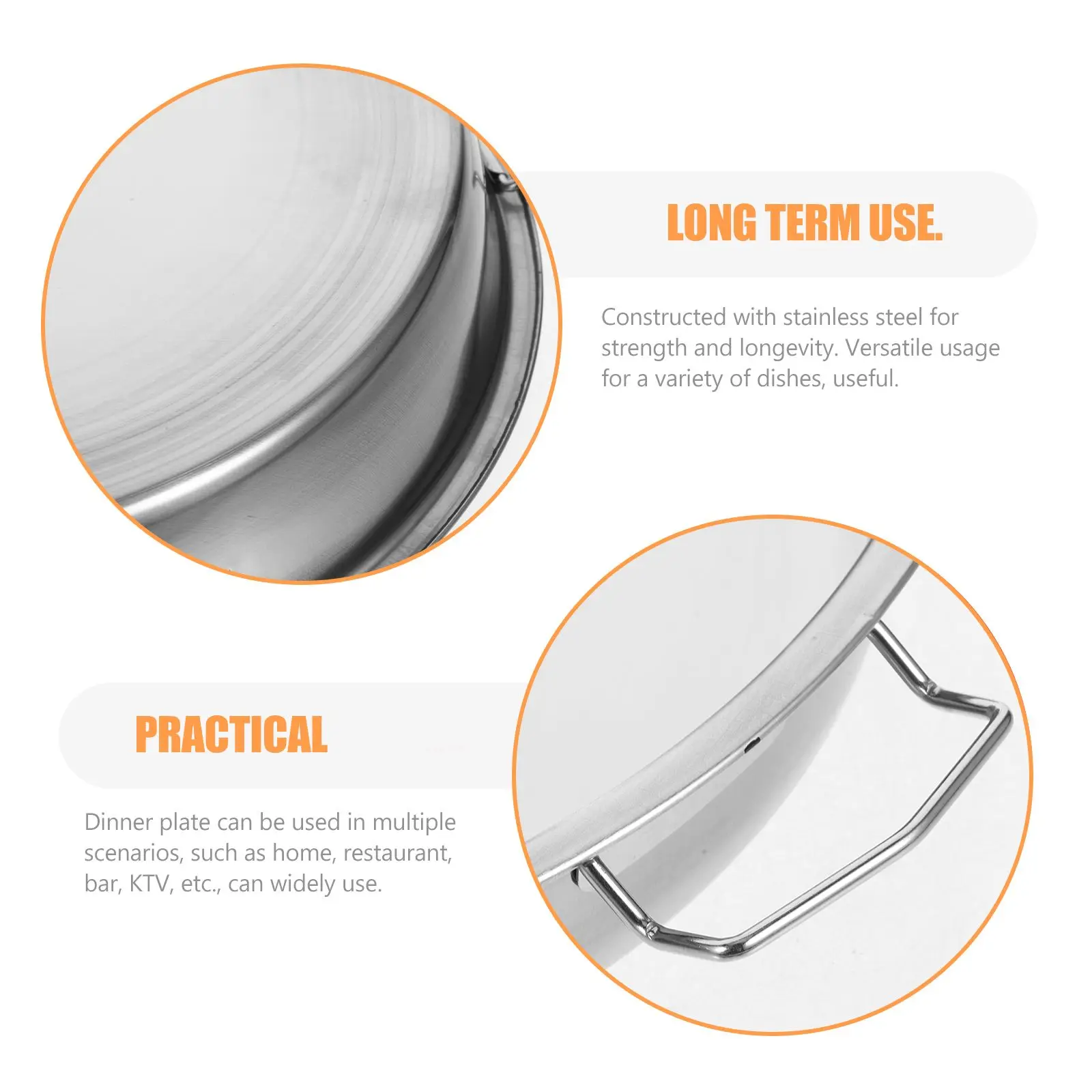 Gourmet Liangpi Steamer Serving Plate Stainless Steel Food Storage Steaming Plate Cold Noodle Plate Steaming Dish With Handle
Gourmet Liangpi Steamer Serving Plate Stainless Steel Food Storage Steaming Plate Cold Noodle Plate Steaming Dish With Handle