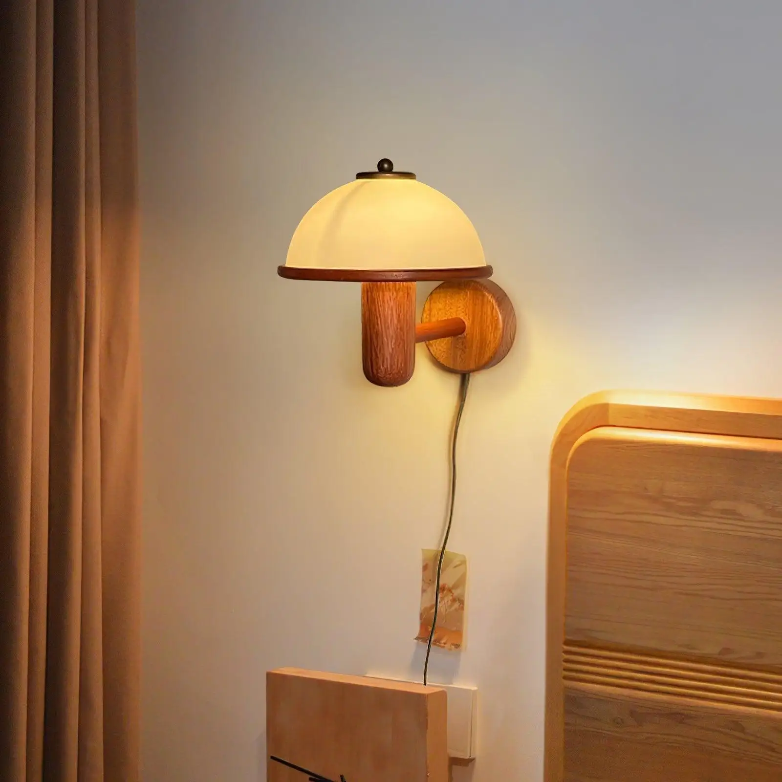 Retro Solid Wood Bedside Medieval Wall Lamp Bedroom Living Room Decorative Girl Wall Lamp
Retro Solid Wood Bedside Medieval Wall Lamp Bedroom Living Room Decorative Girl Wall Lamp