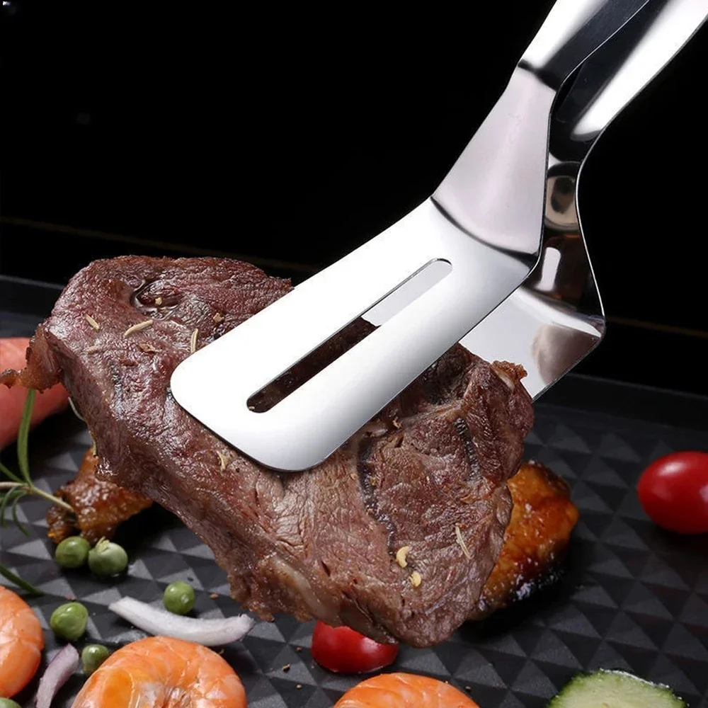 Multifunctional Food Tongs Stainless Steel BBQ Bread Clip Steak Flip Tongs Toast Pancake Clip Household Kitchen Tool Bread Clip
Multifunctional Food Tongs Stainless Steel BBQ Bread Clip Steak Flip Tongs Toast Pancake Clip Household Kitchen Tool Bread Clip