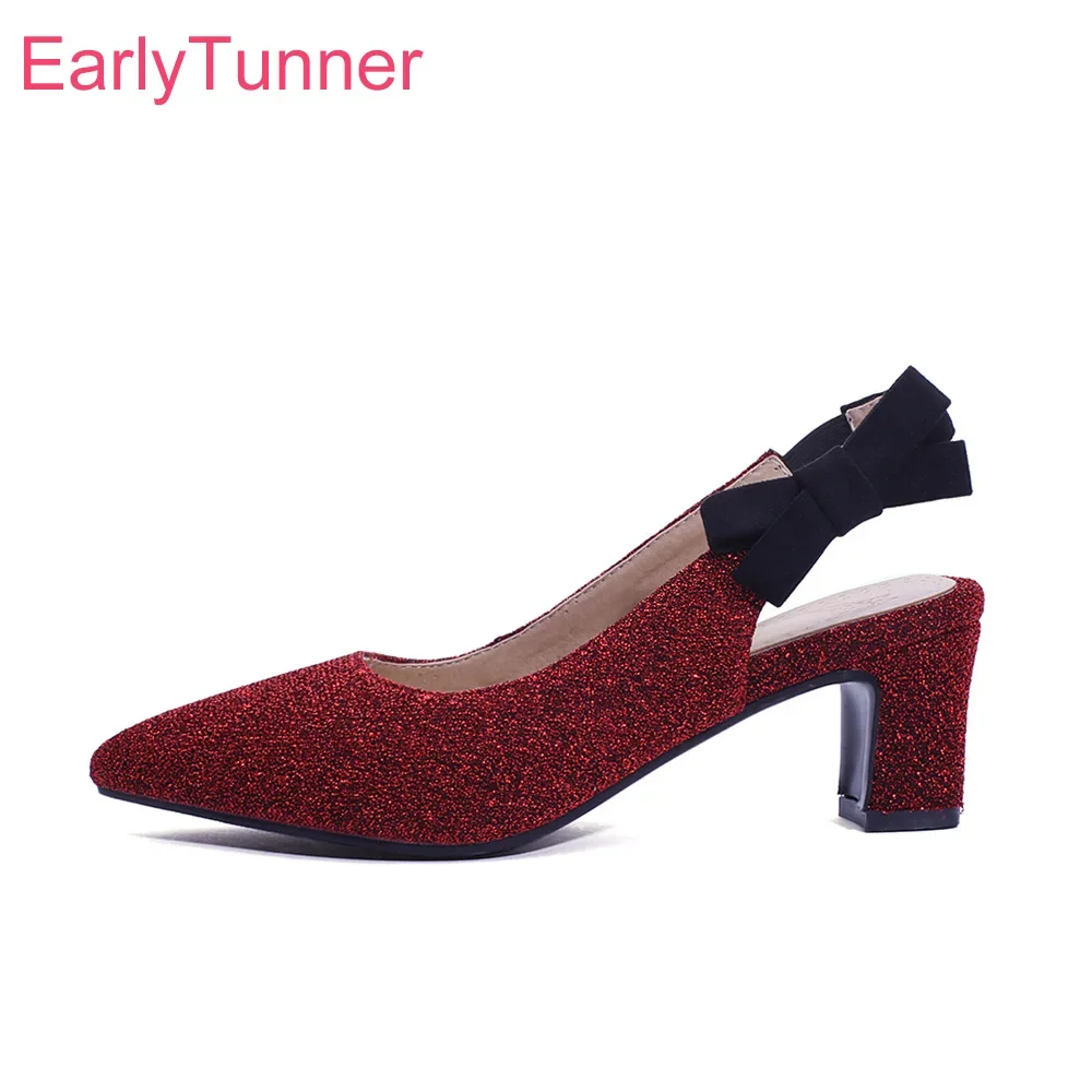 Brand New Elegant Red Black Women Sandals Sexy High Heels Lady Slingback Shoes Plus Big Small Size 31 42 45 48
Brand New Elegant Red Black Women Sandals Sexy High Heels Lady Slingback Shoes Plus Big Small Size 31 42 45 48
