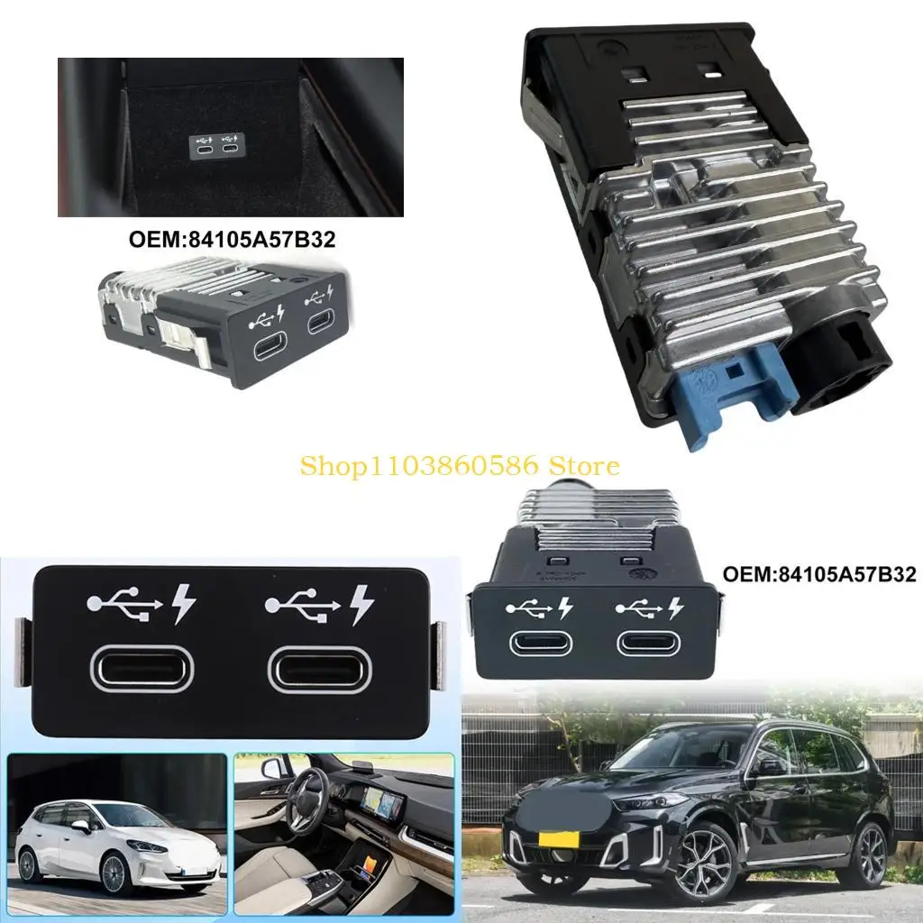 242A Fast Charging USB Outlet Socket For U06 U11 U10 MINI U25 F66 G18 Vehicles With 3A Output 84105A57B32 Easy Install
242A Fast Charging USB Outlet Socket For U06 U11 U10 MINI U25 F66 G18 Vehicles With 3A Output 84105A57B32 Easy Install