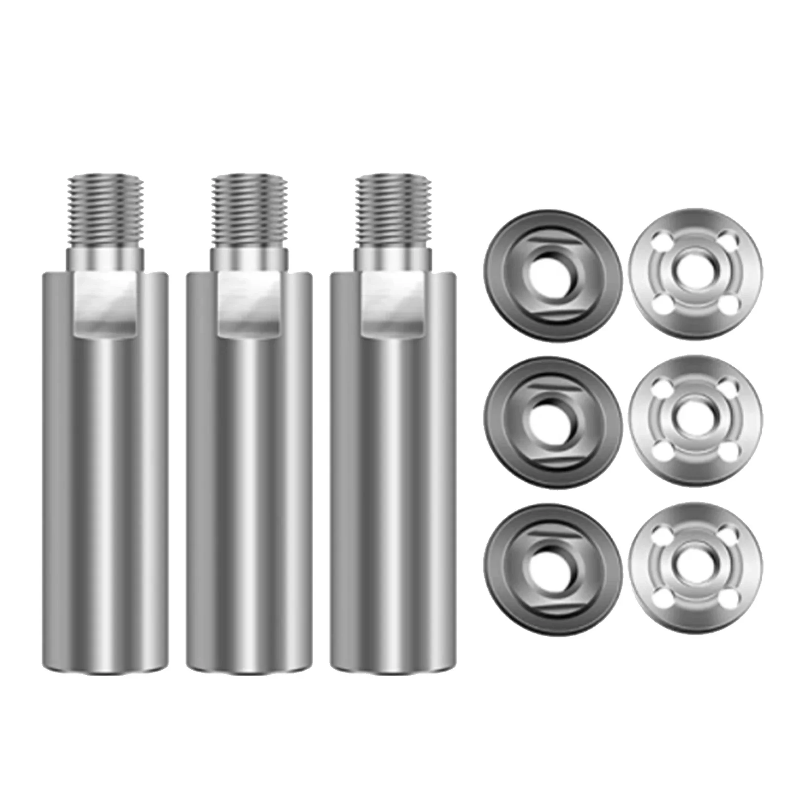 Angle Grinder Extension Connecting Rod M10 Thread Adapter Extension Shaft with Nuts for Rotary Polisher Pad Grinding Connection
Angle Grinder Extension Connecting Rod M10 Thread Adapter Extension Shaft with Nuts for Rotary Polisher Pad Grinding Connection