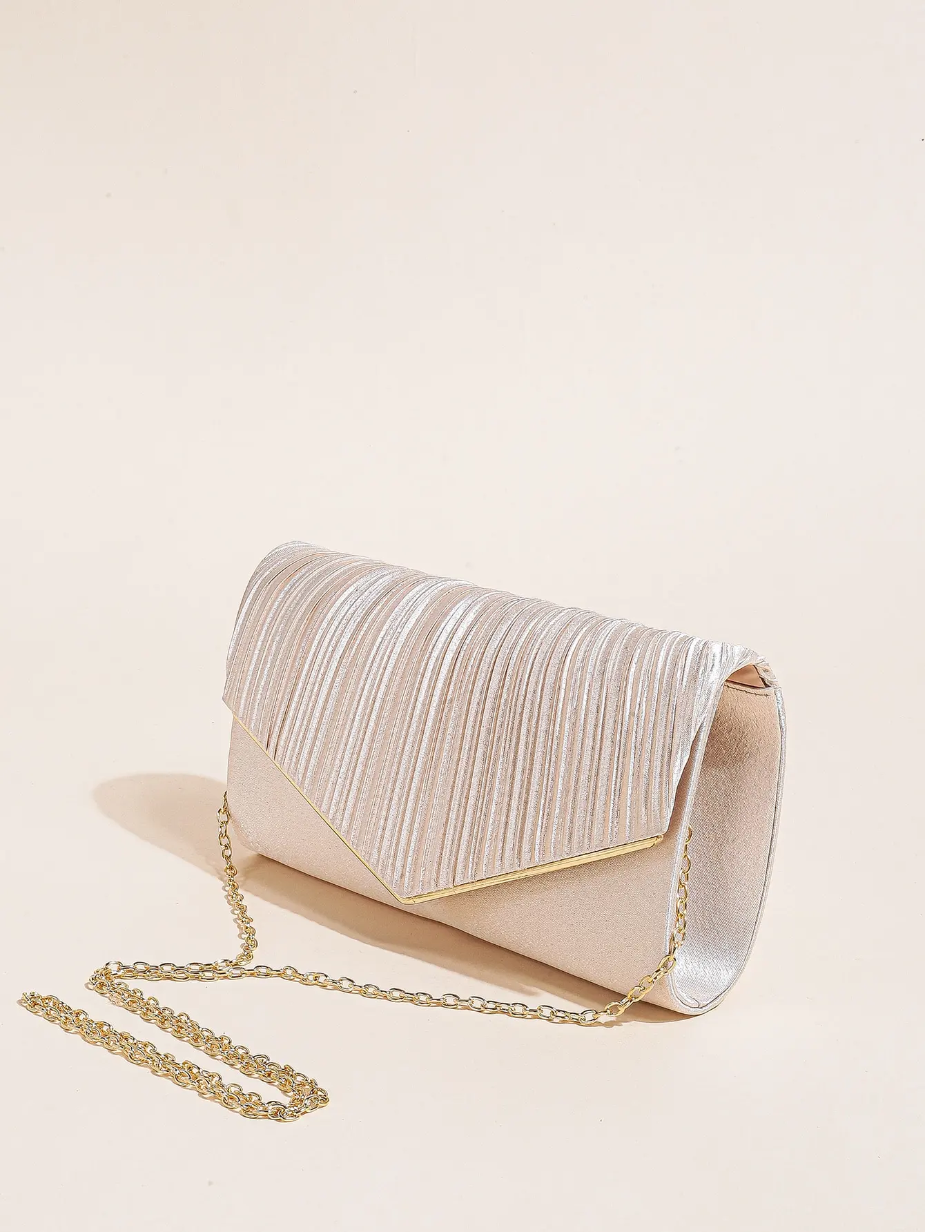 Elegant Pleated Evening Bag, Solid Color Textured Envelope Dinner Bag, Perfect Clutch For Party, Wedding And Banquet
Elegant Pleated Evening Bag, Solid Color Textured Envelope Dinner Bag, Perfect Clutch For Party, Wedding And Banquet
