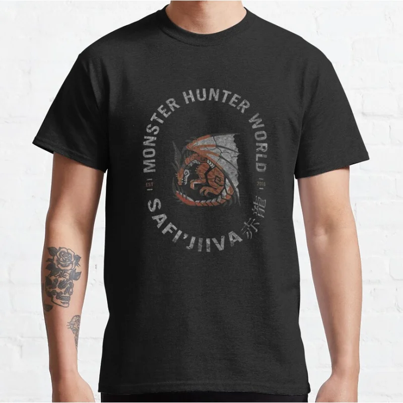 Vintage Safi'jiiva Vintage video game Monster Hunter cartoon Graphic T Shirts large size Adult tops S-6XL
Vintage Safi'jiiva Vintage video game Monster Hunter cartoon Graphic T Shirts large size Adult tops S-6XL