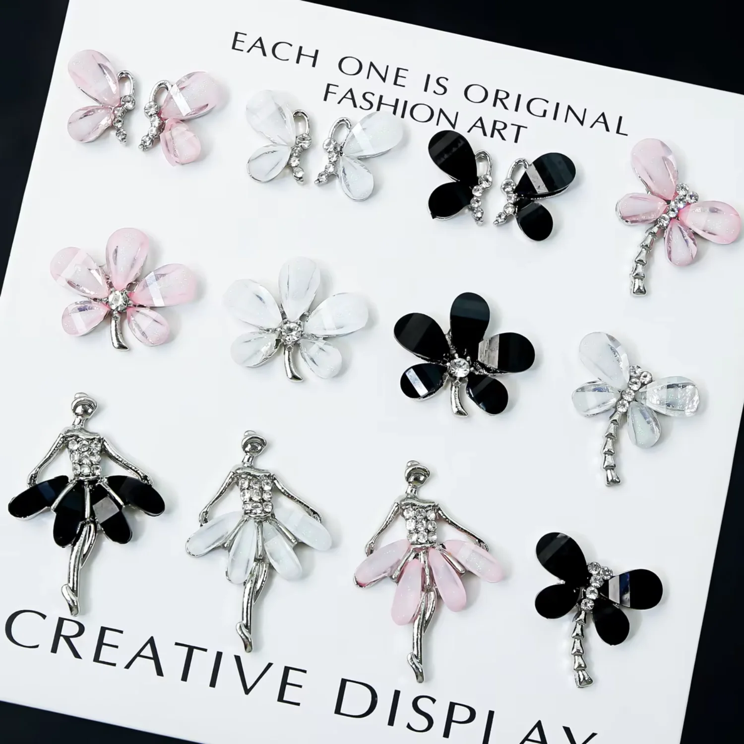5 Styles Dragonfly Manicure DIY Charms Gemstone for Crafts Phone Case Decor Rhinestones Nail Jewlery 10pcs
5 Styles Dragonfly Manicure DIY Charms Gemstone for Crafts Phone Case Decor Rhinestones Nail Jewlery 10pcs