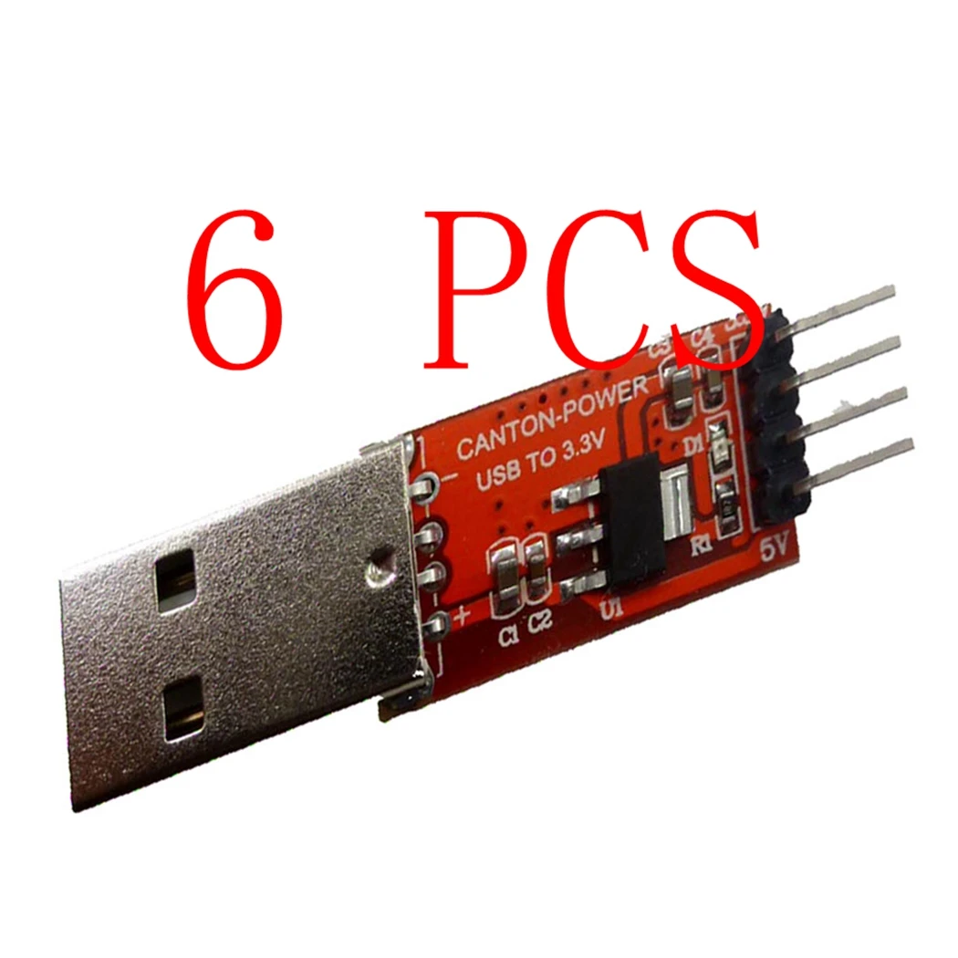 6 Pcs 3 functions USB Power Supply Module 5V to 3.3V DC-DC Step-Down Buck AMS1117 LDO Module
6 Pcs 3 functions USB Power Supply Module 5V to 3.3V DC-DC Step-Down Buck AMS1117 LDO Module