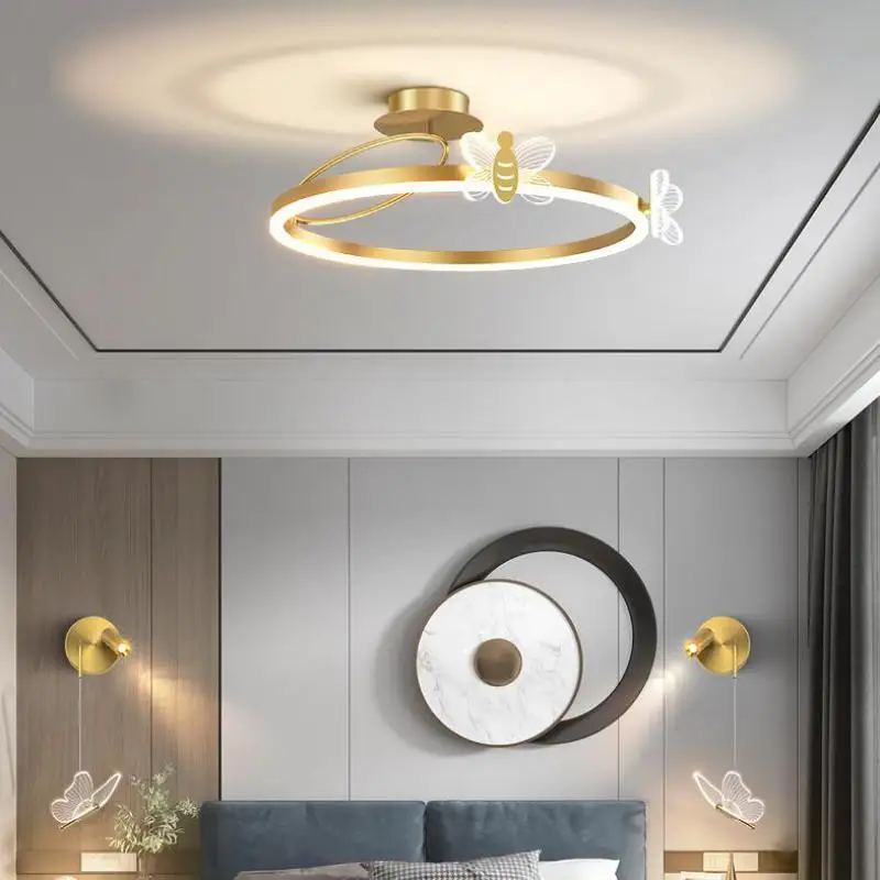 Modern Bedroom Round LED Ceiling Lamp fixture indoor lamp Butterfly ceiling light Kitchen Lampara Techo Low Floor Lighting
Modern Bedroom Round LED Ceiling Lamp fixture indoor lamp Butterfly ceiling light Kitchen Lampara Techo Low Floor Lighting