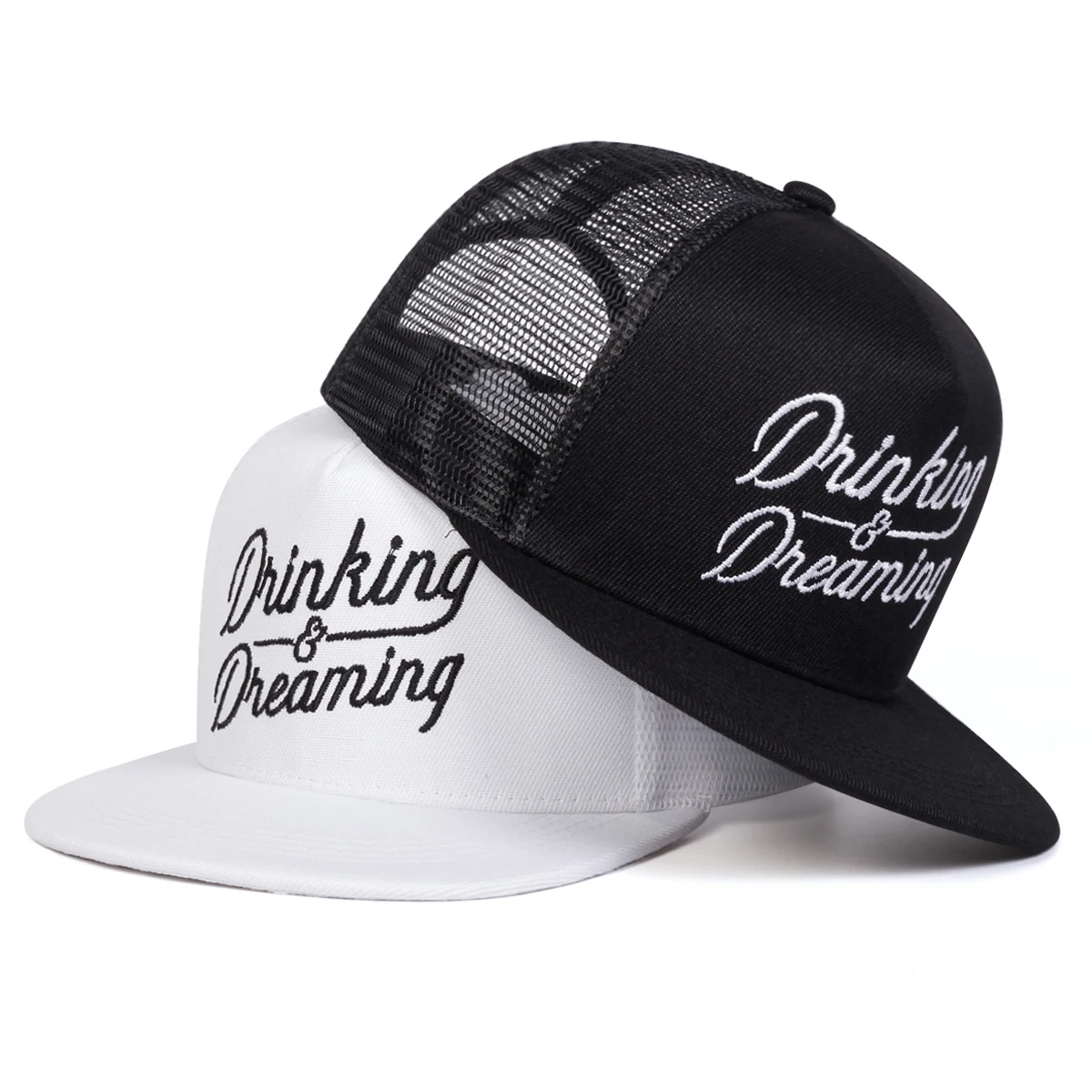 Unisex DRINKING DREAMING Embroidery Hip-hop Net Hats Spring Summer Outdoor Adjustable Casual Baseball Caps Sunscreen Hat Cap
Unisex DRINKING DREAMING Embroidery Hip-hop Net Hats Spring Summer Outdoor Adjustable Casual Baseball Caps Sunscreen Hat Cap