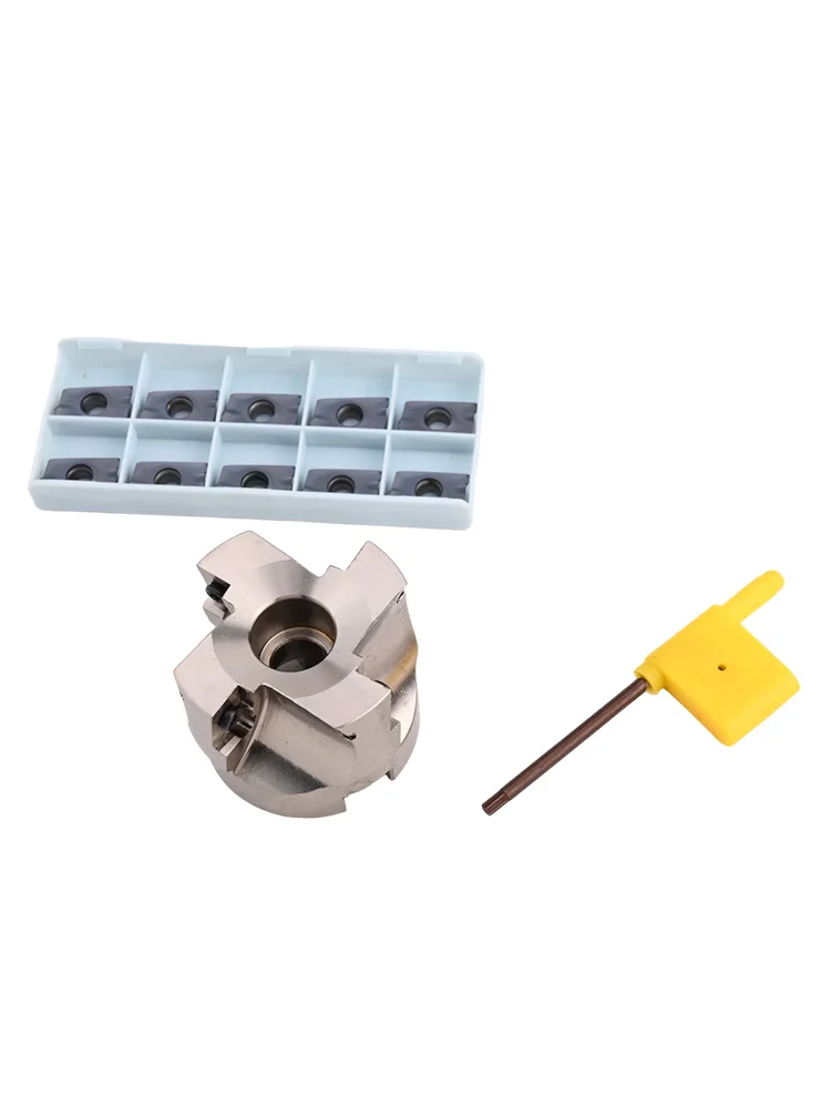 BAP400R-50-22 5 Flute Milling Cutter Disc 50mm Indexable Face End Mill With 10pcs APMT1604 Carbide Insert Heavy-duty CNC Milling
BAP400R-50-22 5 Flute Milling Cutter Disc 50mm Indexable Face End Mill With 10pcs APMT1604 Carbide Insert Heavy-duty CNC Milling