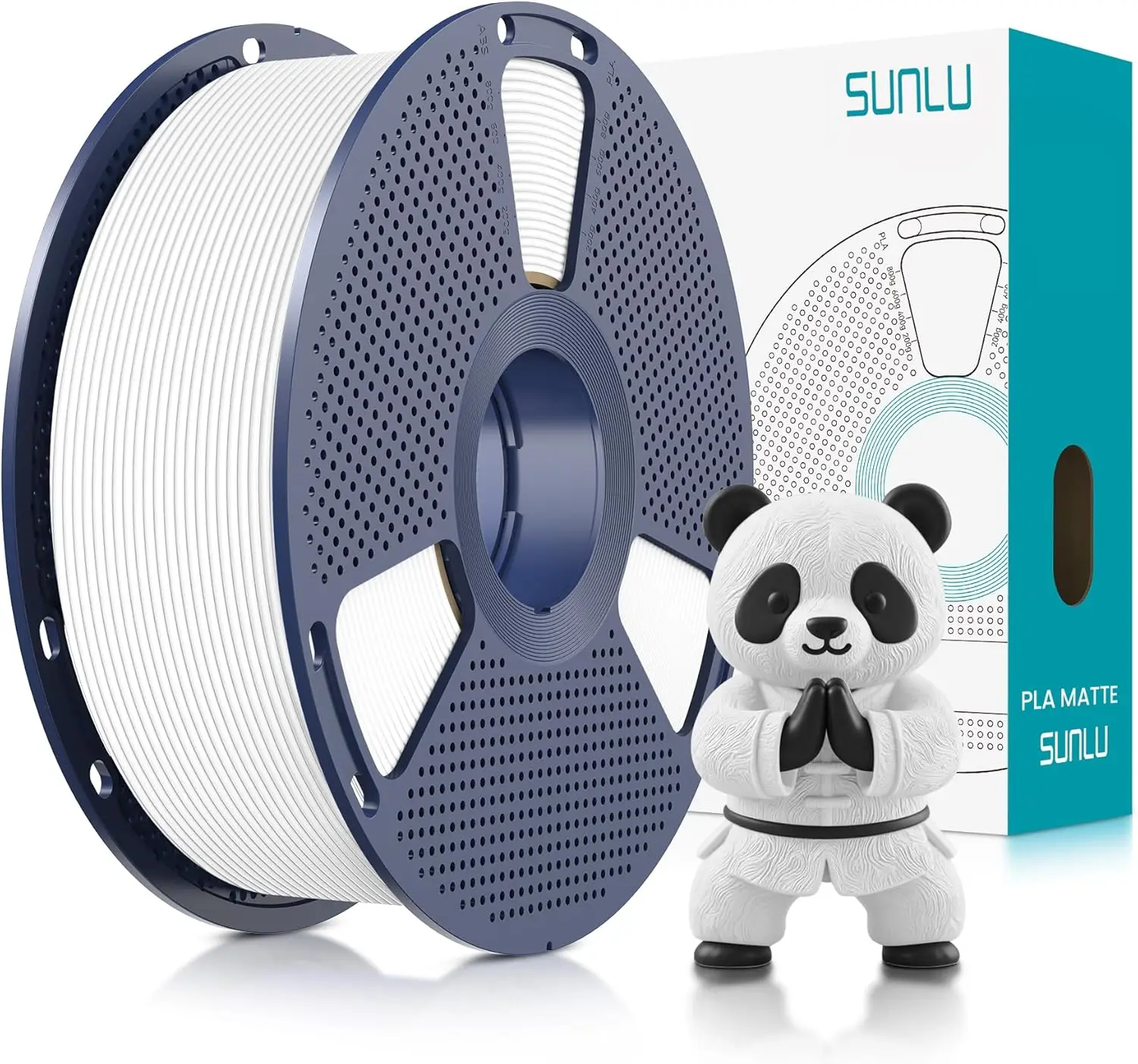Matte PLA 3D Printer Filament 1.75mm, 1kg Spool, Dimensional Accuracy +/- 0.02mm, Smooth Low Gloss Finish
Matte PLA 3D Printer Filament 1.75mm, 1kg Spool, Dimensional Accuracy +/- 0.02mm, Smooth Low Gloss Finish